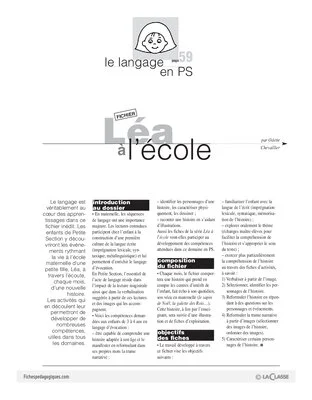 Léa à l'école / L'hirondelle