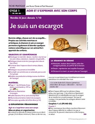 Rondes et jeux dansés (1) / Je suis un escargot