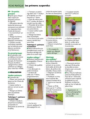 Les prénoms suspendus