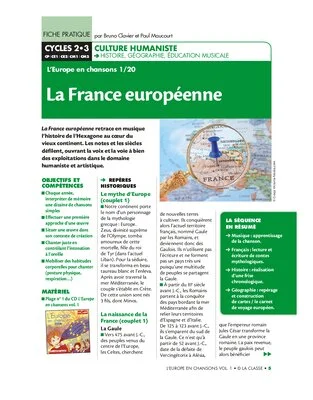 L'Europe en chansons (1) / La France