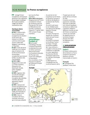 L'Europe en chansons (1) / La France