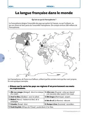 La langue de chez nous et d'ailleurs (4) / Français du monde