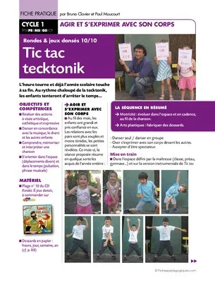 Rondes et jeux dansés (10) / Tic Tac Tecktonik