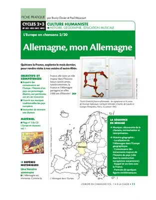 L'Europe en chansons (2) / L'Allemagne
