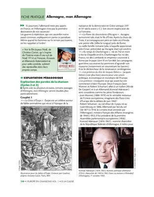 L'Europe en chansons (2) / L'Allemagne