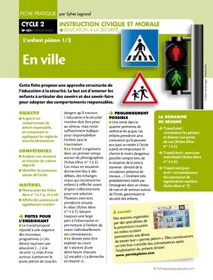 L'enfant piéton (1) / En ville