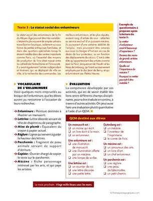 Projet de classe : les enluminures