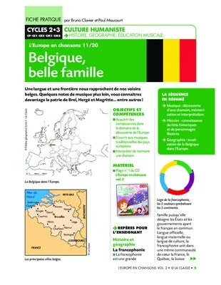L'Europe en chansons (11) / Belgique