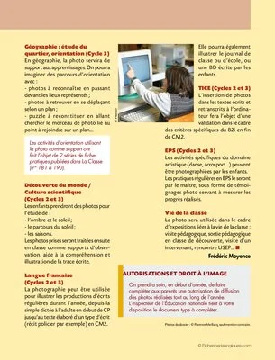 Exploiter la photo numérique à l'école
