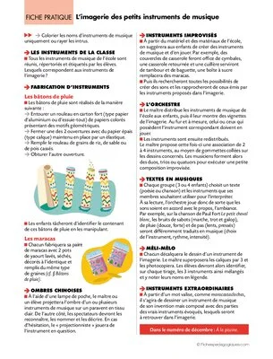 Les petits instruments de musique (Imagerie)