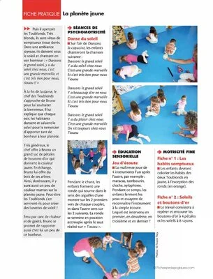 Les planètes de couleur (2) / La planète jaune