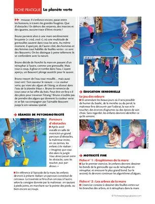 Les planètes de couleur (3) / La planète verte