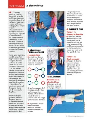 Les planètes de couleur (4) / La planète bleue