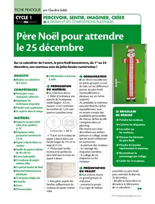 Père Noël pour attendre le 25 décembre
