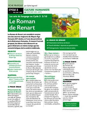 Les arts du langage (3) / Le Roman de Renart