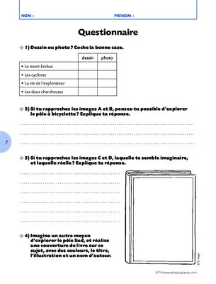 A la découverte du pôle Sud (3) / Lecture d'images
