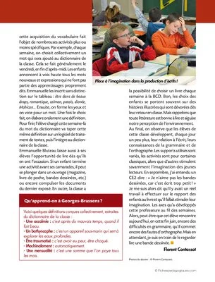 Journal de bord élémentaire (3) / Le français, de l'orthographe à la grammaire