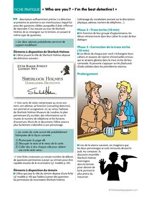 Apprendre à dialoguer avec Sherlock Holmes (3)
