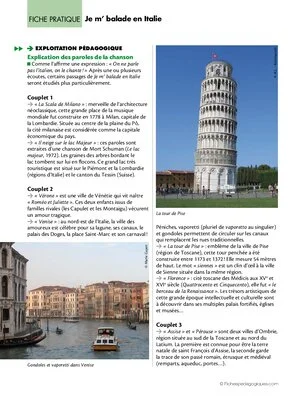 L'Europe en chansons (4) / L'Italie