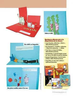 Projet de classe cycle 2 : fabriquer un livre animé dès le CP