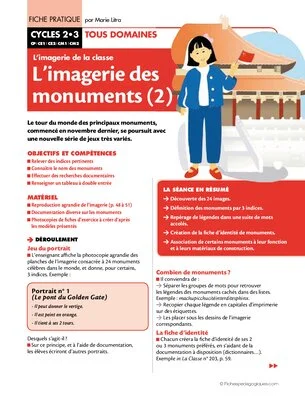 Les monuments célèbres (2) (Imagerie)