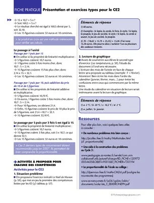 Organisation et gestion de données au Cycle 3 (1)