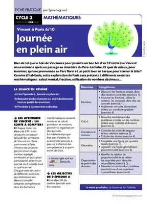 Vincent à Paris (6) / Journée en plein air