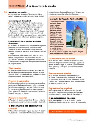 Sorties scolaires (6) / A la découverte du moulin