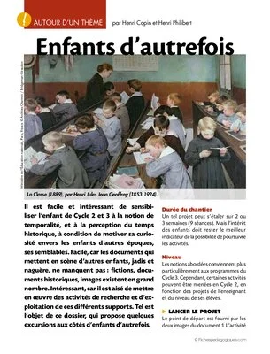Enfants d'autrefois