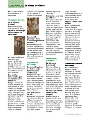 Histoire des arts (7) / La classe de danse