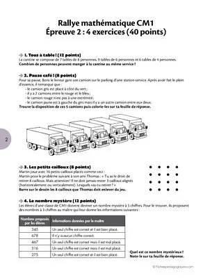 Rallye mathématiques CM