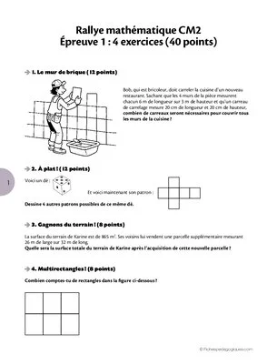 Rallye mathématiques CM