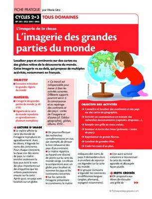 Les grandes parties du monde (Imagerie)