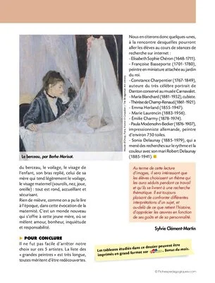 Histoire des arts / Autour de 5 femmes peintres