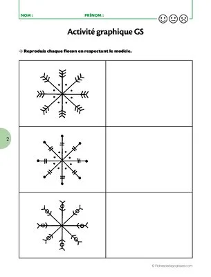 Les flocons de neige