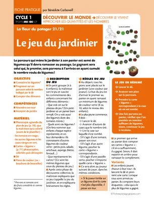 La fleur du potager (21) / Le jeu du jardinier