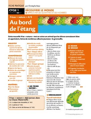 Frises nature (4) / Au bord de l'étang