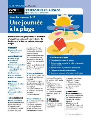 L'été, les vacances (1) / Une journée à la plage