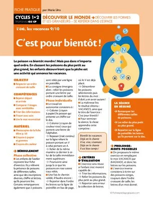L'été, les vacances (9) / C'est pour bientôt!