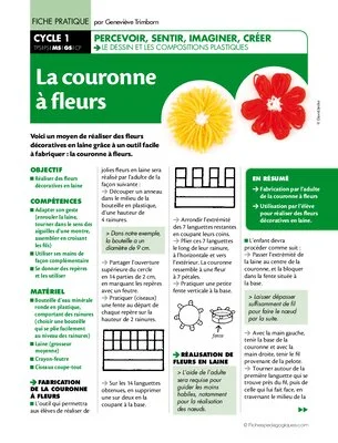 La couronne à fleurs