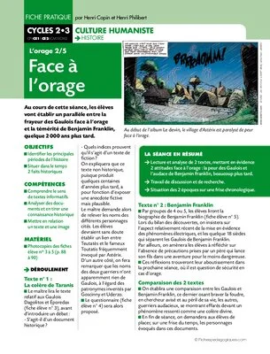 L'orage (2) / Face à l'orage