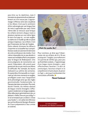 Journal de bord élémentaire (7) / Anglais