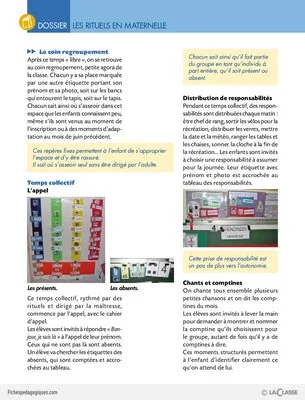 Les rituels en maternelle