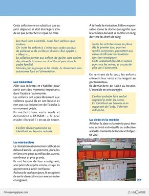 Les rituels en maternelle