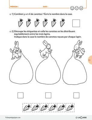 Petit Lapin va à l'école