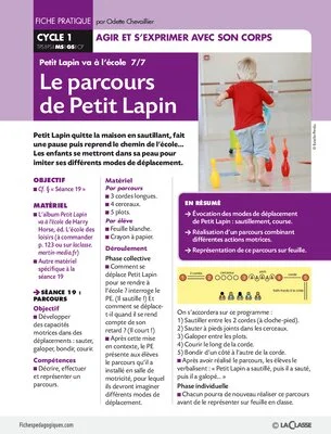 Petit Lapin va à l'école