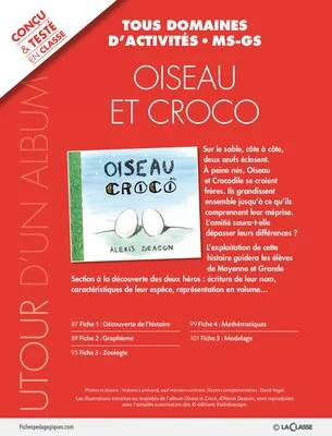 Oiseau et croco