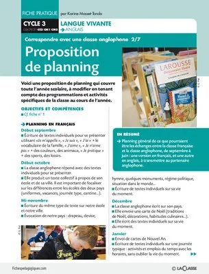 Correspondre avec une classe anglophone