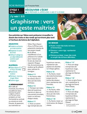J'y vais ! graphisme : vers un geste maîtrisé