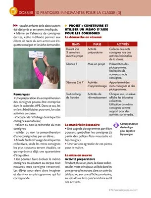 10 pratiques innovantes pour la classe (3) / Les consignes